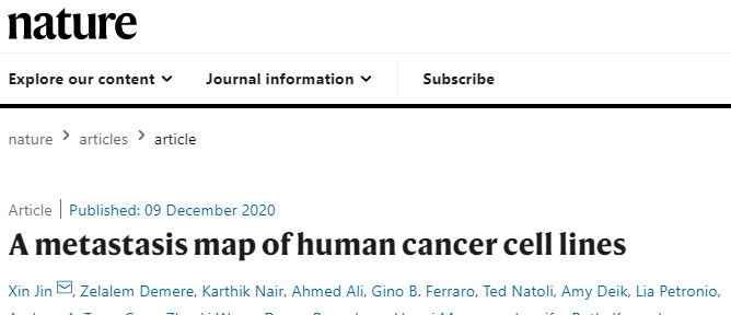 Nature: Scientists figured out the metastasis route of human cancer cells