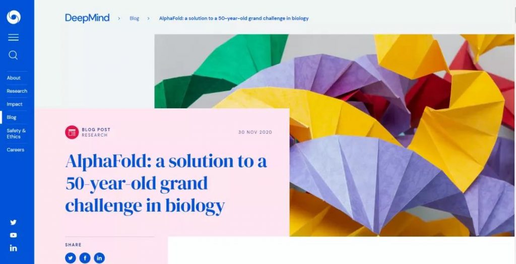 Google‘s DeepMind:  "Protein Folding'' Solved