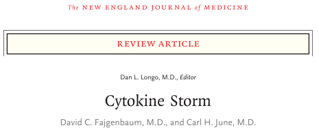 Cytokine storm, COVID-19 and deadly diseases