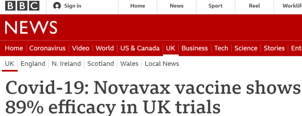 Novavax COVID-19 vaccines more than 85% effective against British variants!