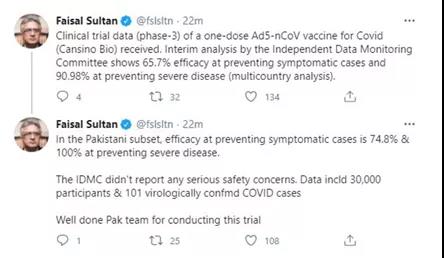China COVID-19 vaccine 100% effective in Pakistan | only one shot!