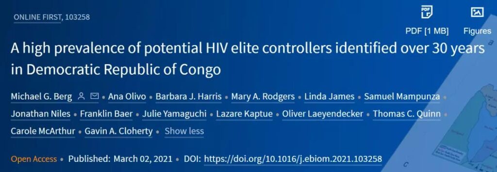4% people in the Congo (DRC) heal on their own after infected with AIDS