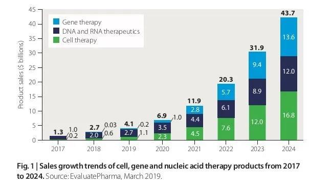  Gobal gene therapy products on the market