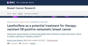 Breast Cancer Res: New drug lasoxifene may help treat drug-resistant breast cancer