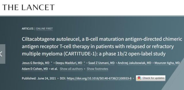 Lancet: Develop a new type of CAR-T cell therapy for multiple myeloma!
