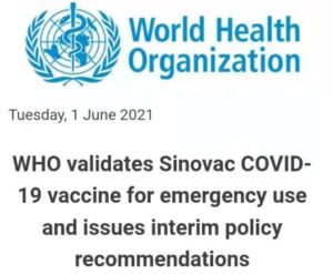 Who list of covid vaccines eul