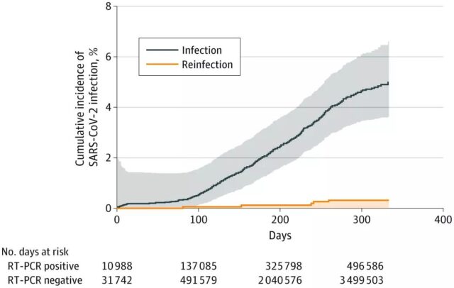 JAMA: Immunity generated by COVID-19 infection can last for at least 1 year