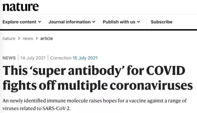 "Super antibodies" can fight against all COVID-19 virus including variants! 