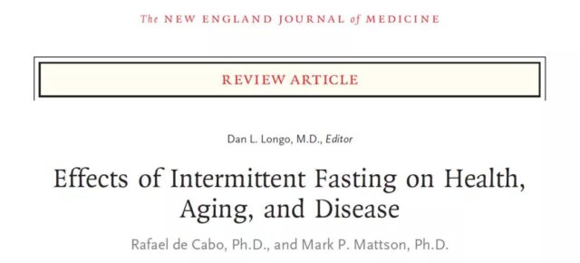 Comprehensive analysis of effects of intermittent eating on Human health