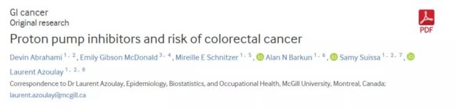 Colorectal cancer risk increases 45% after using PPI for more than 2 years