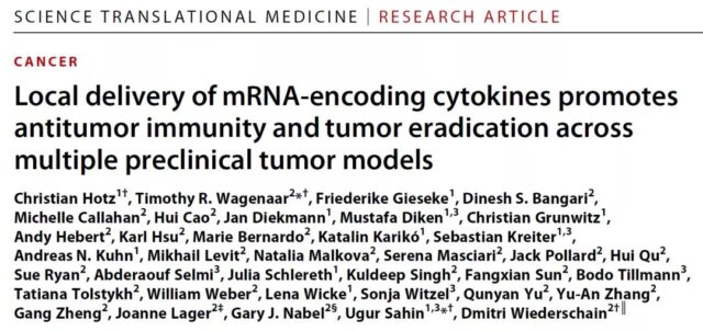 BioNTech: Injecting mRNA to promote anti-tumor immune response