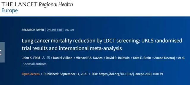 The Lancet: Can low-dose CT screening for lung cancer really effectively reduce mortality?