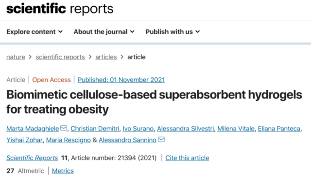 Nature:  “Obesity pills” was first reported and recognized as safe