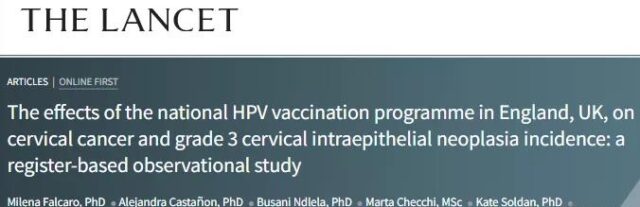 First real-world data on HPV vaccination: Incidence rate reduced up to 87%!