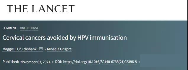 First real-world data on HPV vaccination: Incidence rate reduced up to 87%!