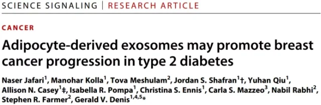 Insulin-resistant adipocytes can promote breast cancer metastasis through exosomes