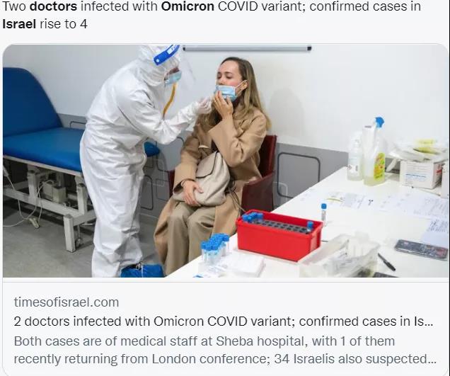 2 Israeli doctors still infected with Omicron even received 3 doses of vaccines