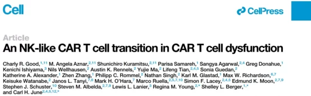 Cell: Necessary to overcome the dysfunction of CAR T cell therapy first