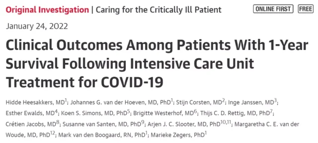 75% severe ill COVID-19 patients still have sequelae a year after discharge