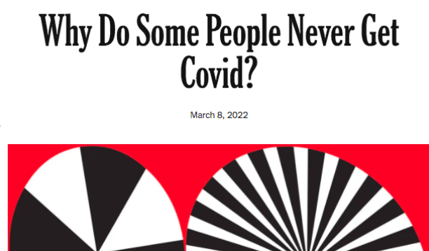 Why are some people immune to exposure to the new coronavirus?