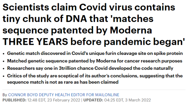 How to interpret the news about "Moderna created COVID-19"?