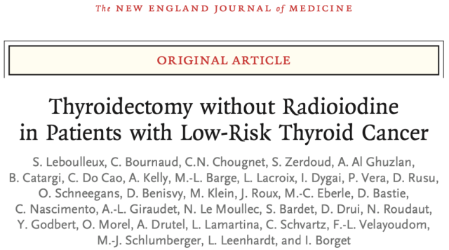 Is radiotherapy necessary for low-risk thyroid cancer?