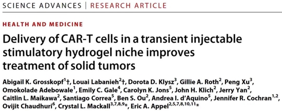 Will putting CAR-T cells on the tumors enhance the efficacy?