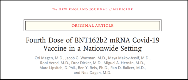 NEJM: Fourth mRNA vaccine significantly improves prevention of Omicron in the elderly