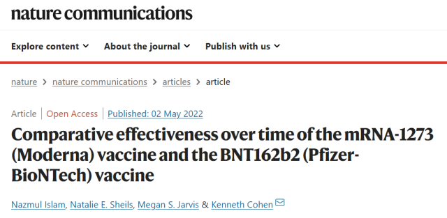 Pfizer or Moderna: Which mRNA COVID-19 vaccine works better over time?