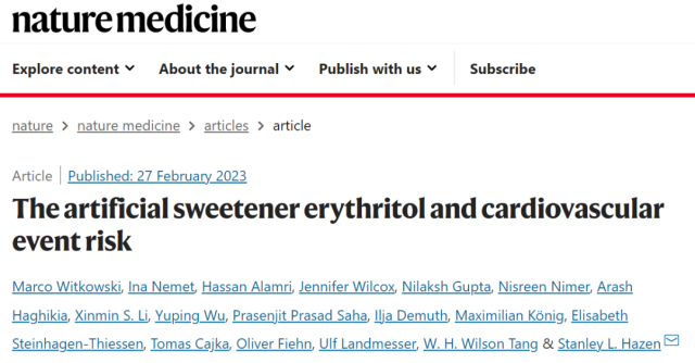 Commonly used artificial sweeteners may suppress the immune system