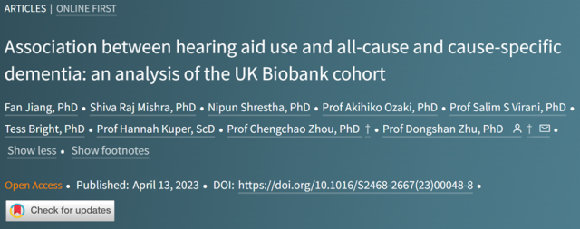 Hearing aids can reduce the risk of dementia in hearing-impaired people