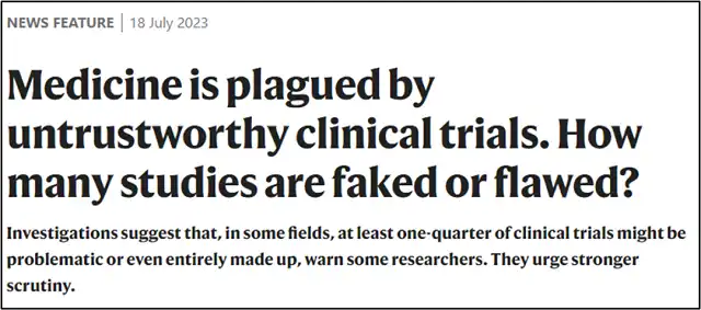 How many fake clinical trials are killing patients?