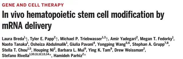 Get rid of the toxicity of radiotherapy and chemotherapy via target hematopoietic stem cells in vivo