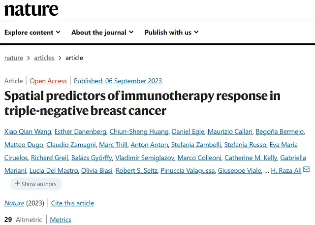 Three Key factors for breast cancer to respond to immunotherapy!