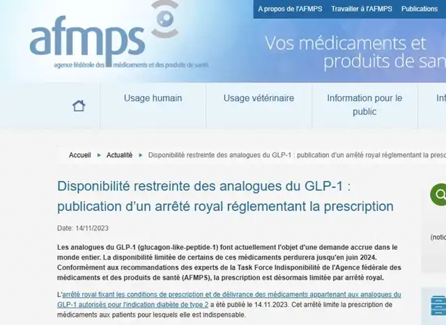 Belgium Forced to Restrict the Use of Diabetes Drug Ozempic Due to Overwhelming Market Demand