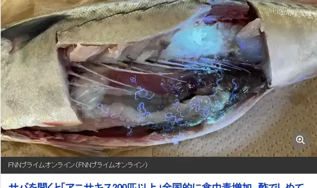 Japan: The spread of "Anisakis over 200" increases nationwide food poisoning