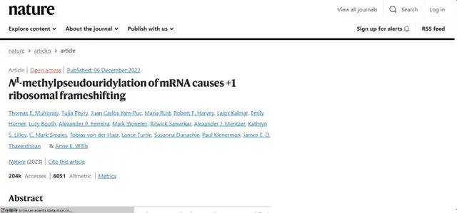 Nature Breakthrough: mRNA Vaccines May Generate Unexpected Proteins and Impact Unknown!