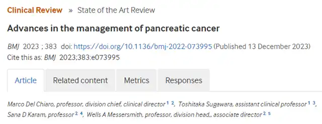 Pancreatic Cancer: Breakthrough Treatment Doubles Survival Rates
