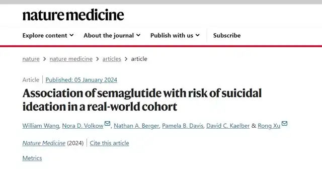 Wegovy and similar drugs do not increase suicidal thoughts