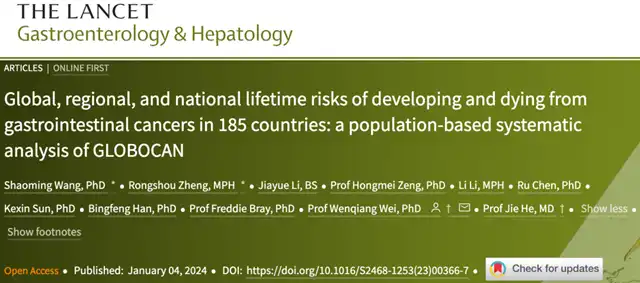 1 in 16 People Worldwide Will Die from Gastrointestinal Cancers!