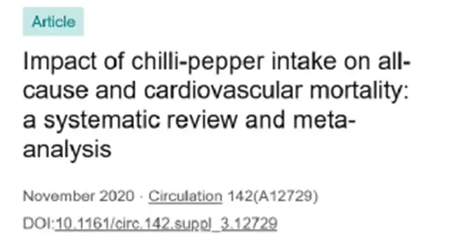 Spicy Food: Anti-Cancer Longevity and Helicobacter pylori Inhibition