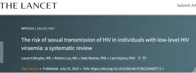 Low Viral Load in HIV-Positive Individuals Does Not Transmit the Virus to Sexual Partners
